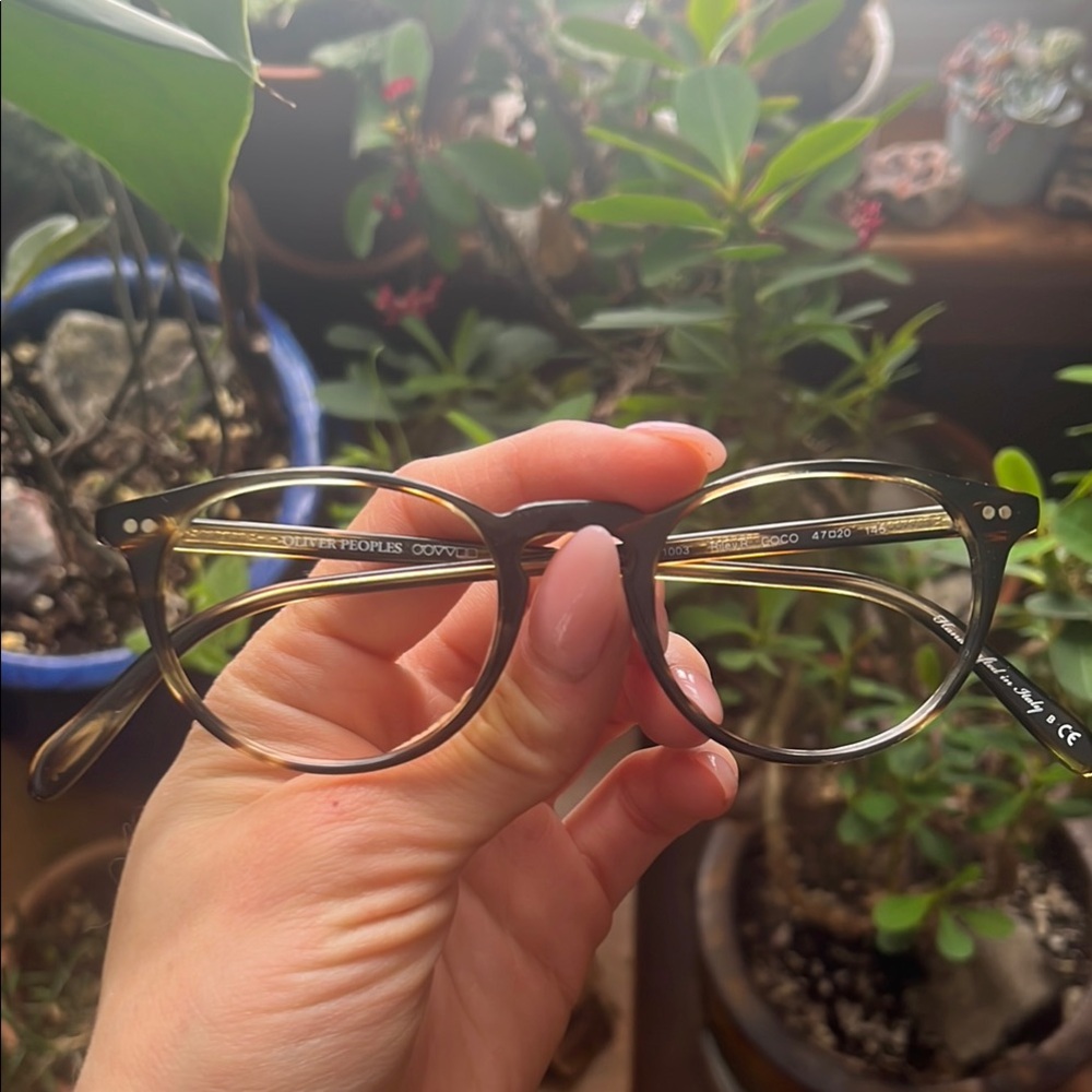 Oliver Peoples Brown Eyeglasses